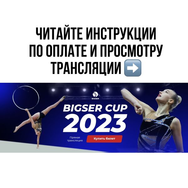 Билеты на трансляцию Bigser Cup 2023